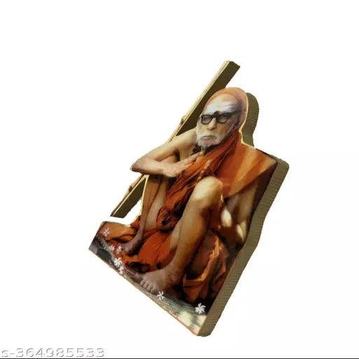 Sri Kanchi Maha Periyava Photo Frame for Table & Wall Hanger Home, - Springkart 