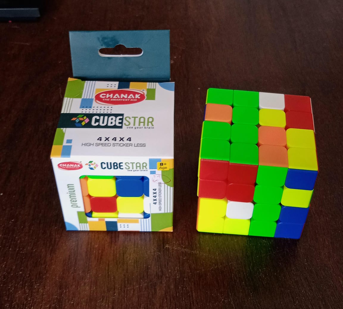 1975 Small Puzzles Cubes 444 High Speed Sticker Less Magic Cube Game Kids And Professionals Magic Cube Puzzle Toy Pack Of 1 8+ Years - Springkart 