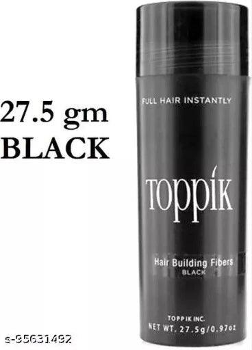 Toppik Hair Building Fibers For Regrowth, Hair Loss Instant Styling Natural Black Color 1 Unit - Springkart 