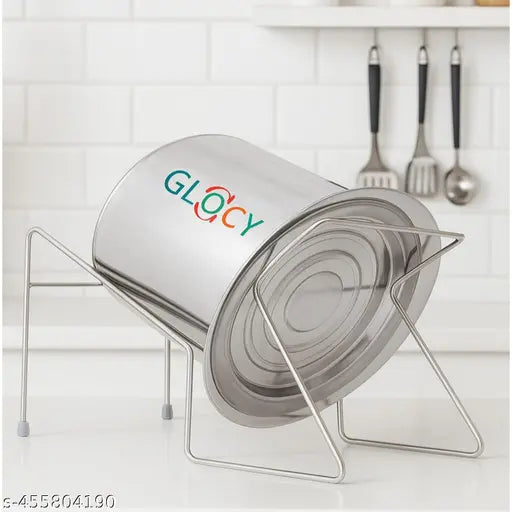 Premium Stainless Steel Water Drainer Stand | Multipurpose Strainer for Rice, Pasta, Noodles, vegetable & Beans | Rust-Free Kitchen Sink Drainer Basket Stand# kitchen rack