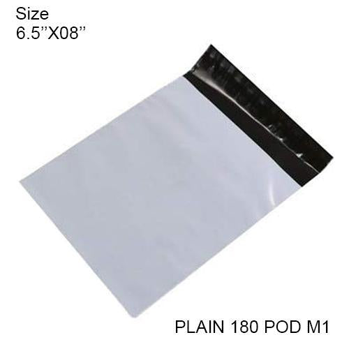 900 Tamper Proof Courier Bags(6.5x08 Plain 180 Pod M1) - 100 Pcs - Springkart 