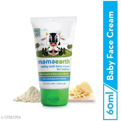 Mamaearth Milky Soft Baby Face Cream with Muru Muru Butter 60 Gm