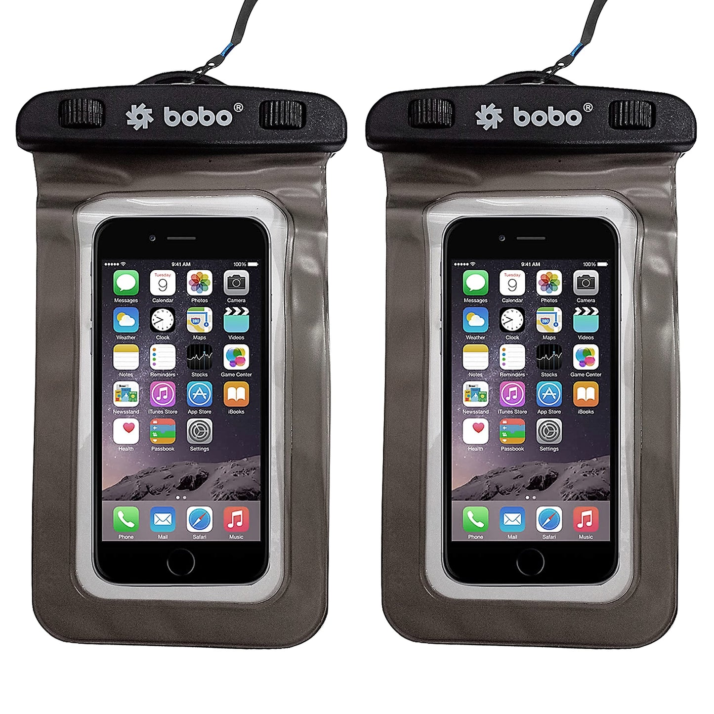 BOBO Universal Waterproof Pouch (Big Size) Cellphone Dry Bag Case for Smartphone – Transparent (Pack of 1)