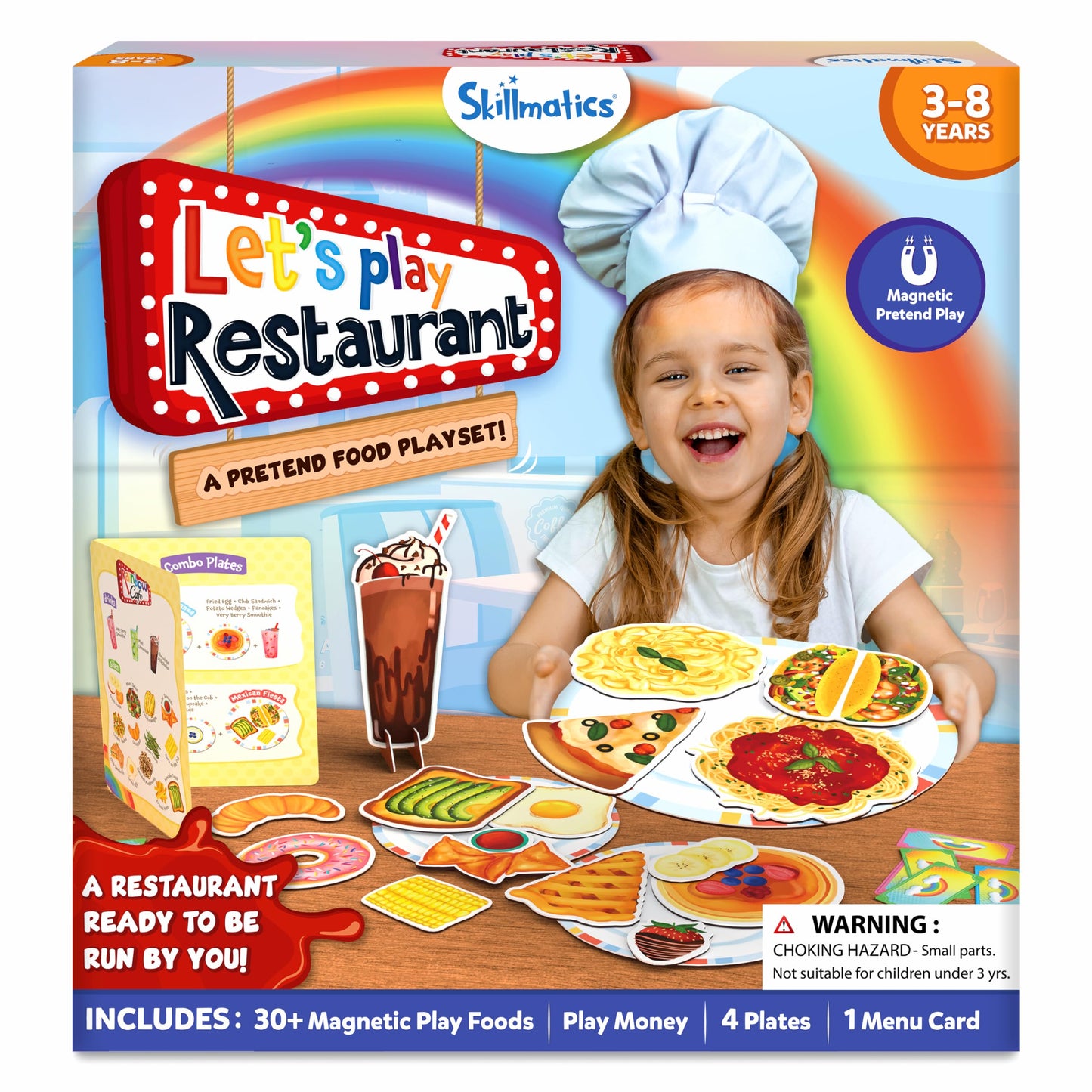 Skillmatics Grocery Set - 100+ Pieces, Play Foods, Realistic Pretend Play Toys, Kids Kitchen Set, Gift for Girls & Boys Ages 3, 4, 5 & Up