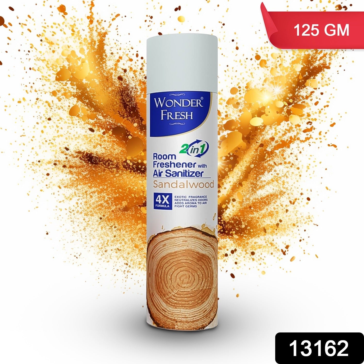 Fresh Air Freshener Spray, Sandalwood Fragrance | Long Lasting Fragrance for Home & Office (Mix Fragrance / 125 Gm) - Springkart 
