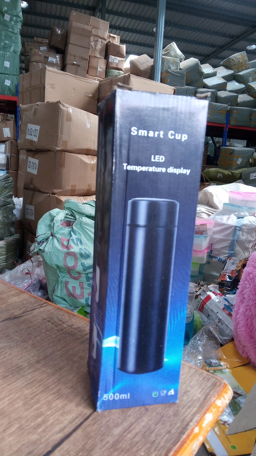 Double Stainless Steel Wall Smart Flask Water Bottle ( B Grade ) - Springkart 