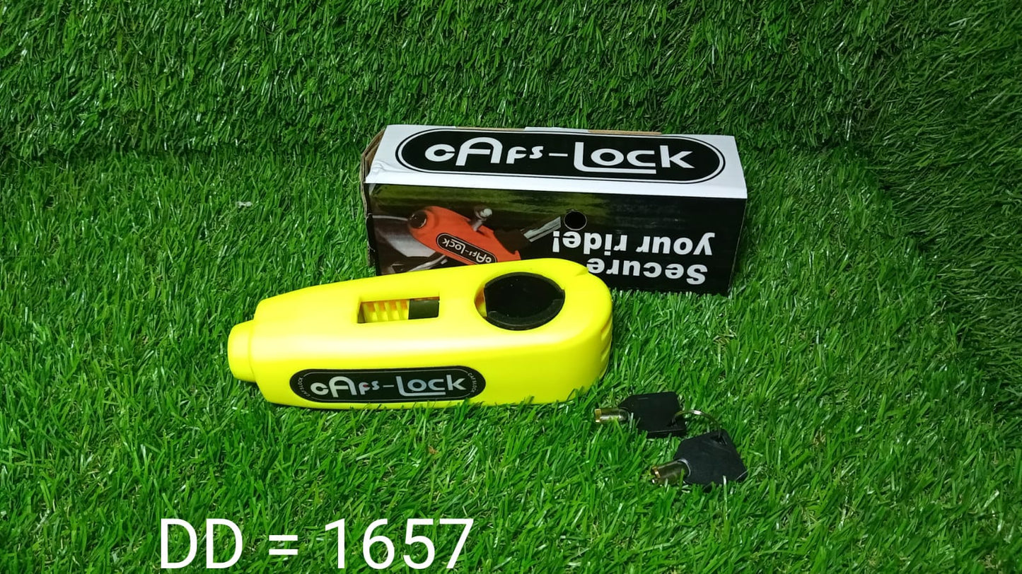 Heavy Duty Bike Brake Lock - Secure Locking System with Handlebar and Brake Lever Grip - Springkart 