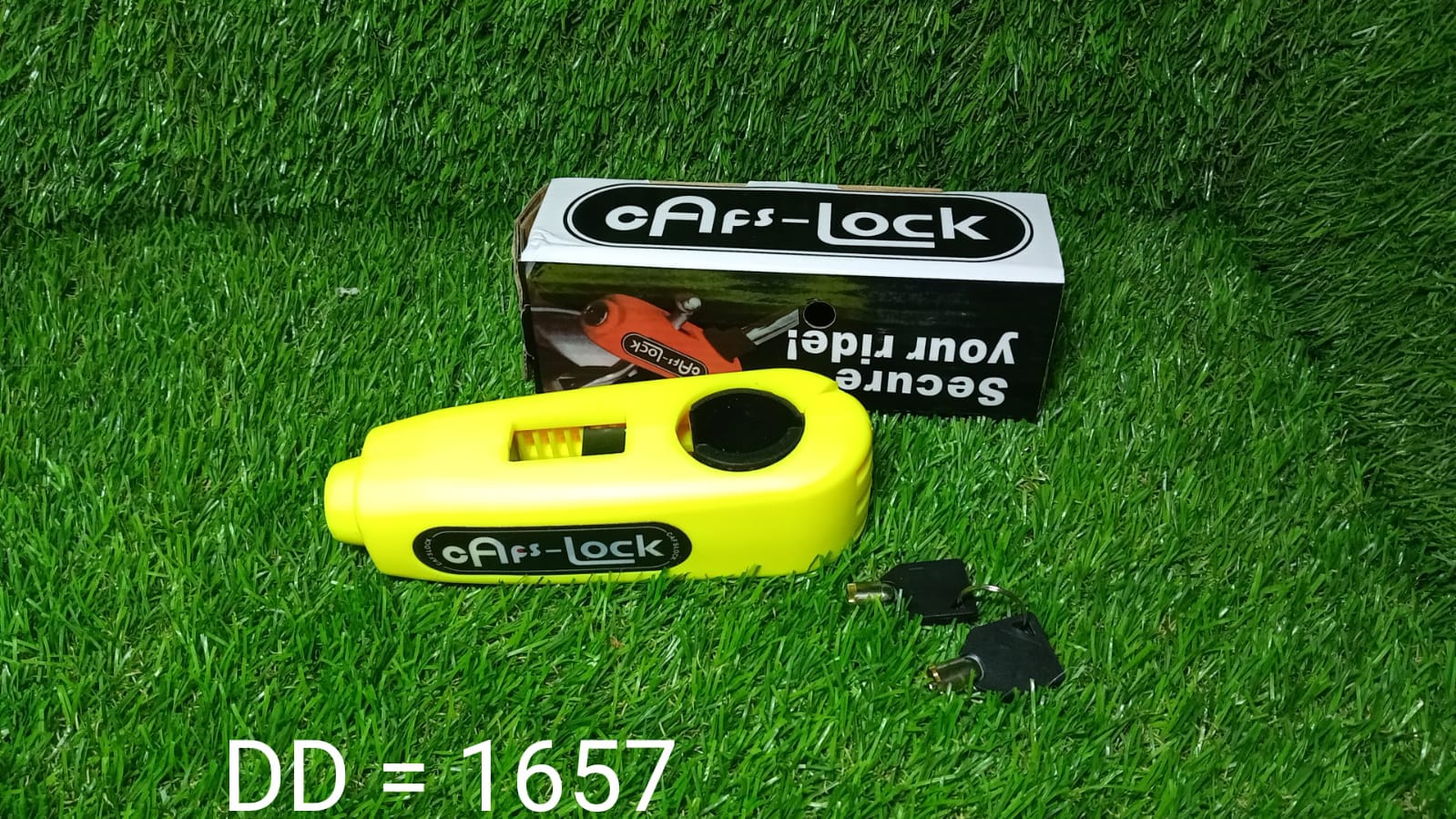 Heavy Duty Bike Brake Lock - Secure Locking System with Handlebar and Brake Lever Grip - Springkart 