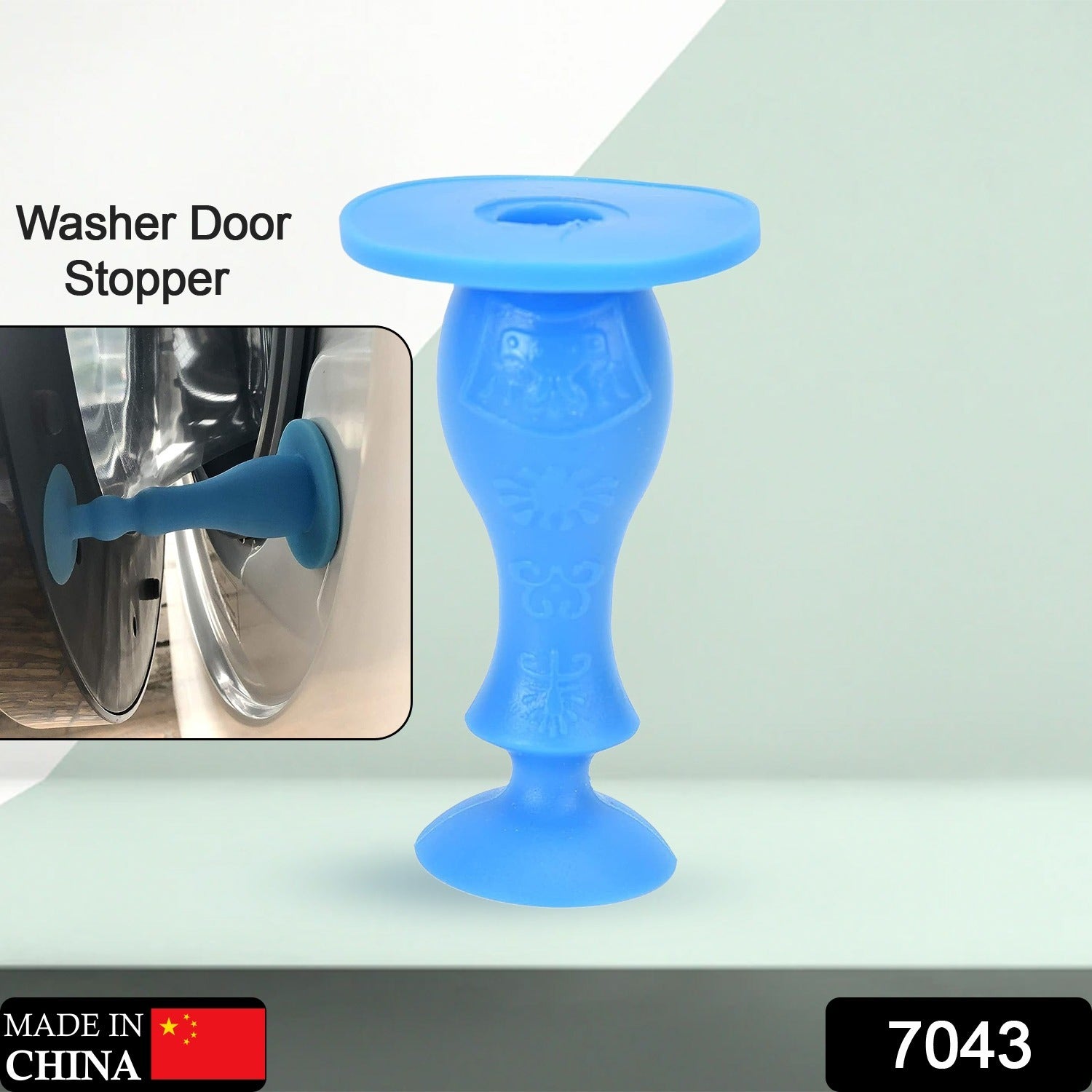 Multifunction Washer Door Stopper, Rubber Front Load Washing Machine Door Holder Prop for Family Use, Washing Machine Accessory - Springkart 