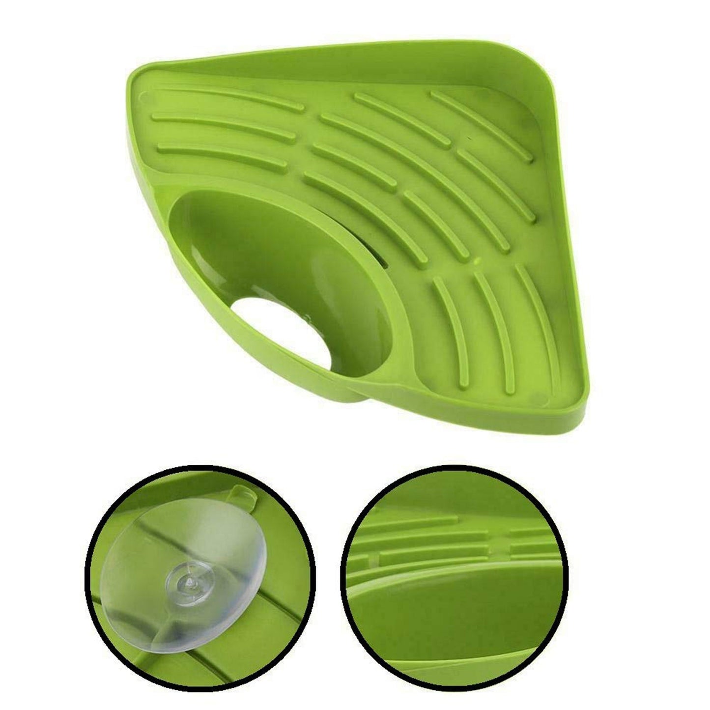Corner Sink Strainer For Draining Kitchen Waste In Sinks And Wash Basins. - Springkart 