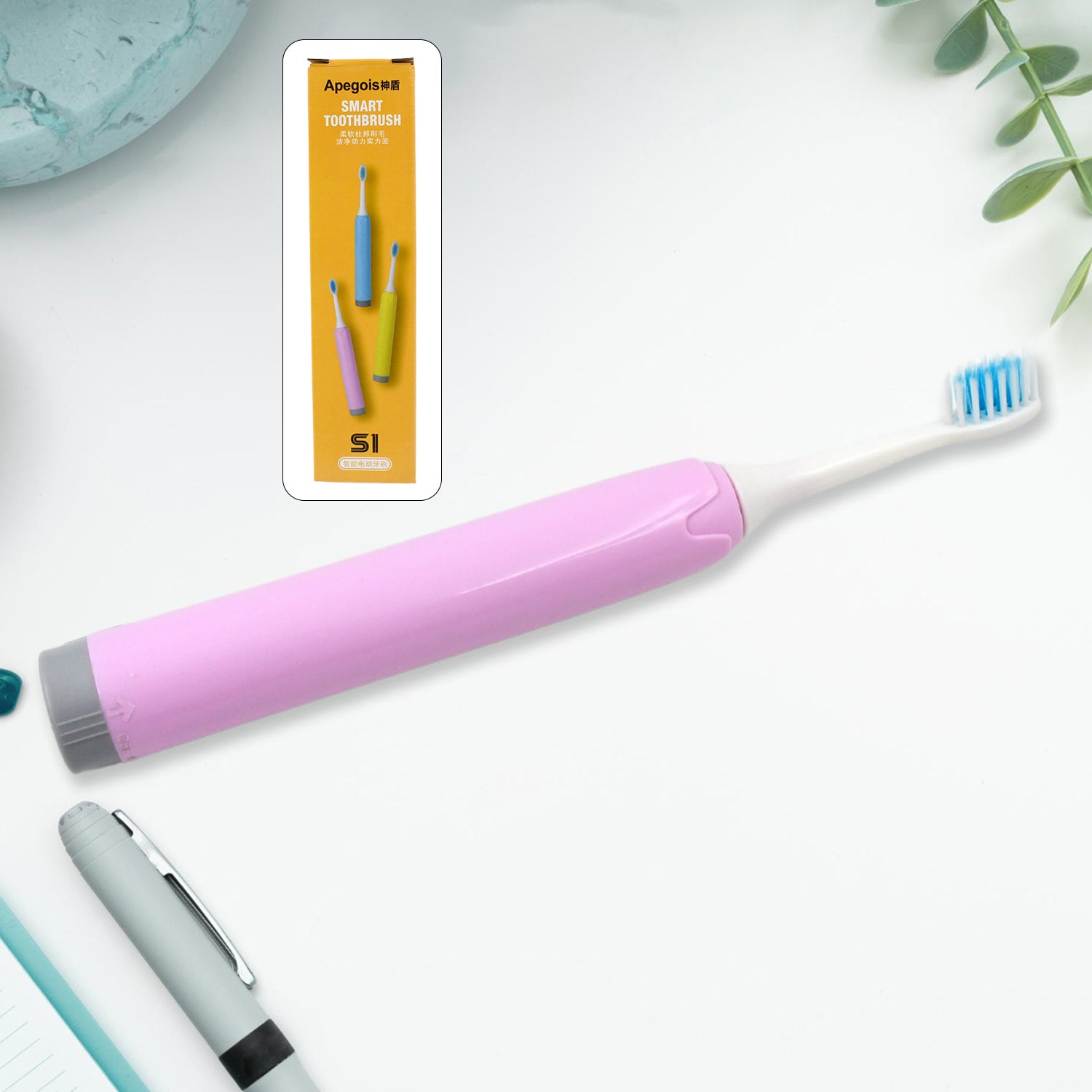 6217 Electric Toothbrush Battery Operate For Home Travelling Use - Springkart 
