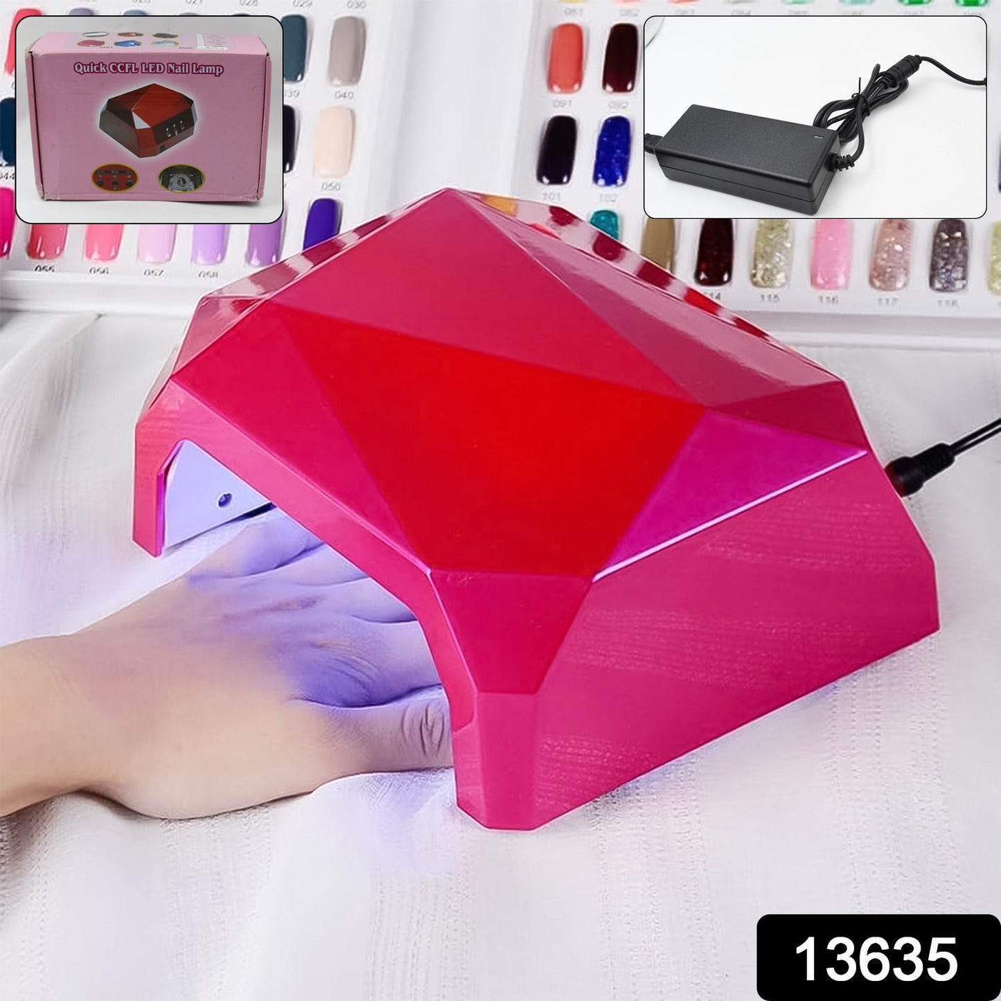 36W LED Nail Dryer Fast Curing Lamp with Motion Sensor (1 Pc) - Springkart 