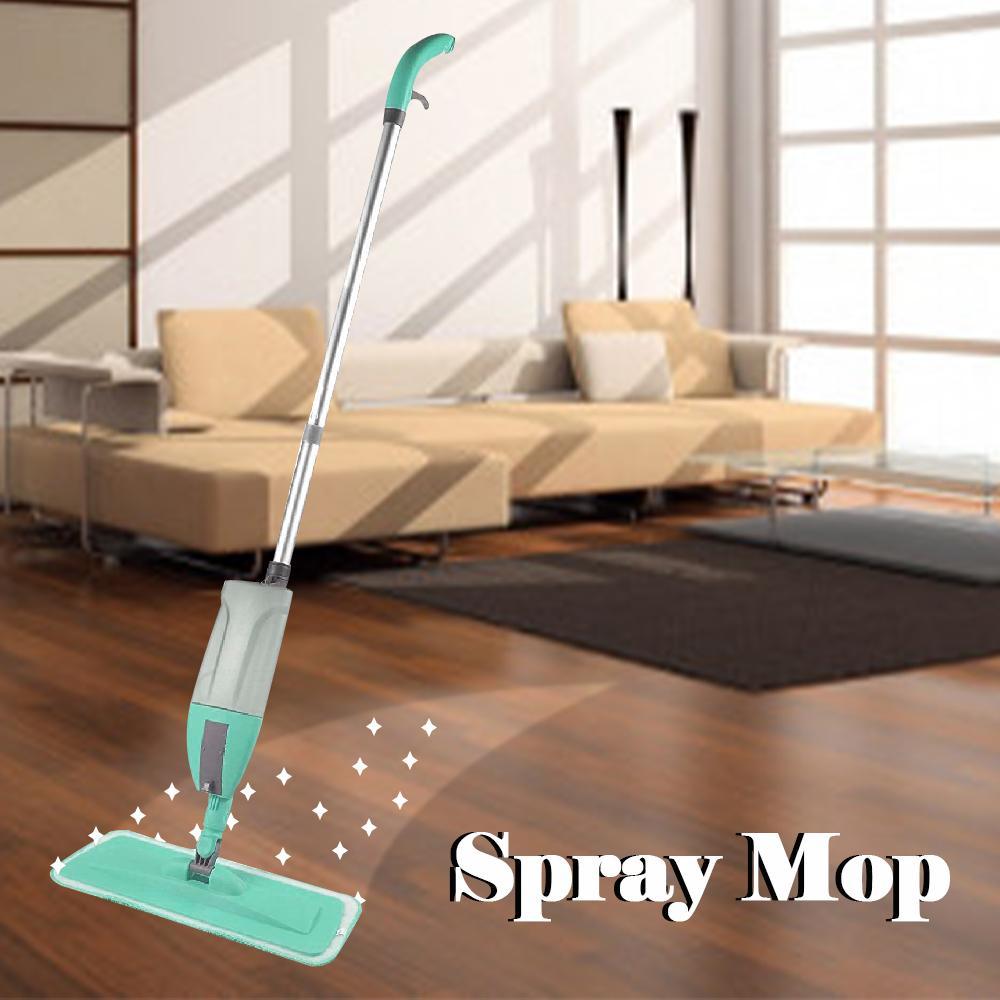 0802 Cleaning 360 Degree Healthy Spray Mop With Removable Washable Cleaning Pad - Springkart 