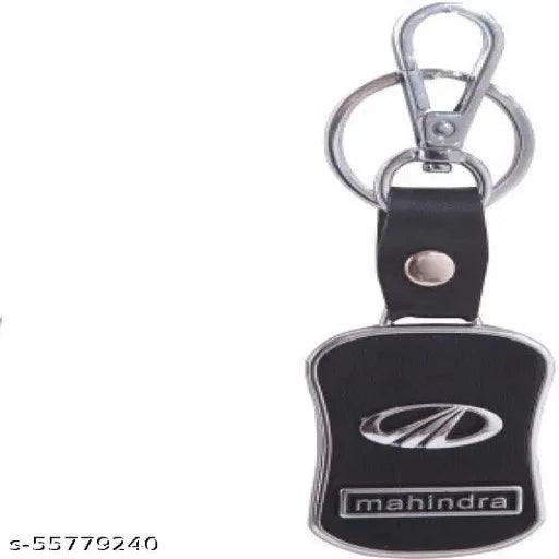 Alexus LEATHERITE BLACK Locking Key Chain - Springkart 