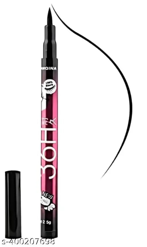 Women's & Girl's Multicolor Makeup Kit (Eyeshadows + Compact + Blusher + Lipsticks) All in 1 Makeup Kit +6 in 1 puff +5 pcs brush+ eyeliner pack of 13