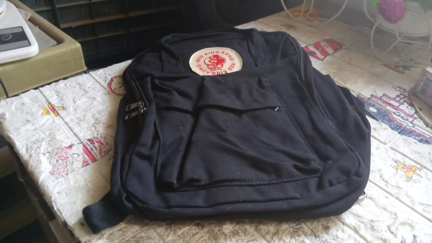 Durable Canvas Backpack, Conquer Your Day With King Kong (Mix Design) - Springkart 