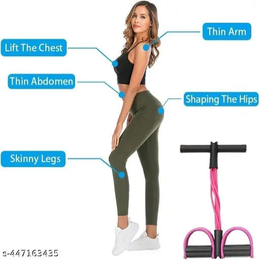 Tummy Trimmer Home Gym Equipment Body Shaping, Toning & Fat Burner (4 Tubes)