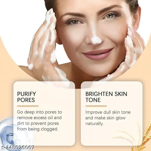 Rice Face Cleanser For Daily Use, Suitable for All Skin Types- 100ml (Pack of 3)