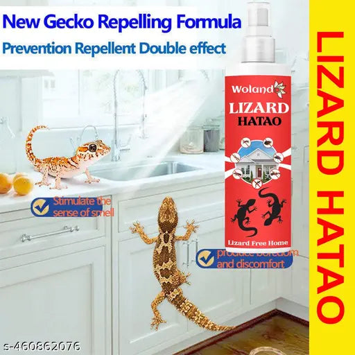 Lizard Repellent Spray, Herbal Protection from Lizards Eco-Friendly Lizard 100 ml