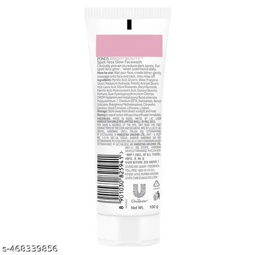 POND'S Bright Beauty Spot-less Fairness & Germ Removal Facewash 100 gm