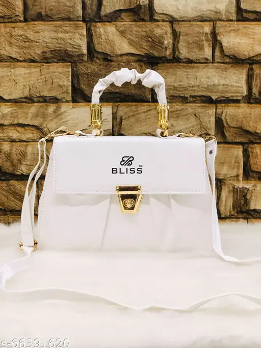 Stylish Classic Women Sling Bag|Gorgeous Stylish Handbag| White Sling Bag For Girls & Womens|