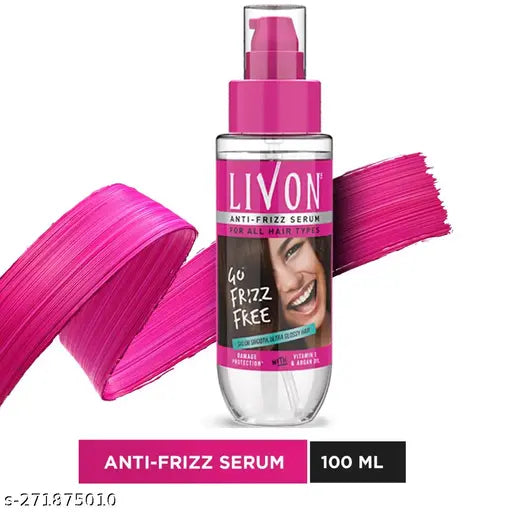 Livon Hair Serum For Women | With Argan Oil & Vitamin E | 100 Ml - Springkart 