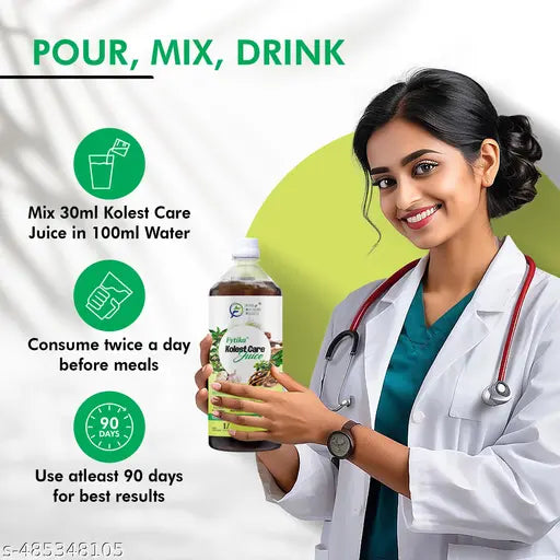 Kolest Care Juice - Cholesterol Support Juice | For Men & Women - 1L - Springkart 