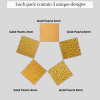 All That Glitters Gold Disco Balls Assorted Sprinkles (DB-12) - 100Gms