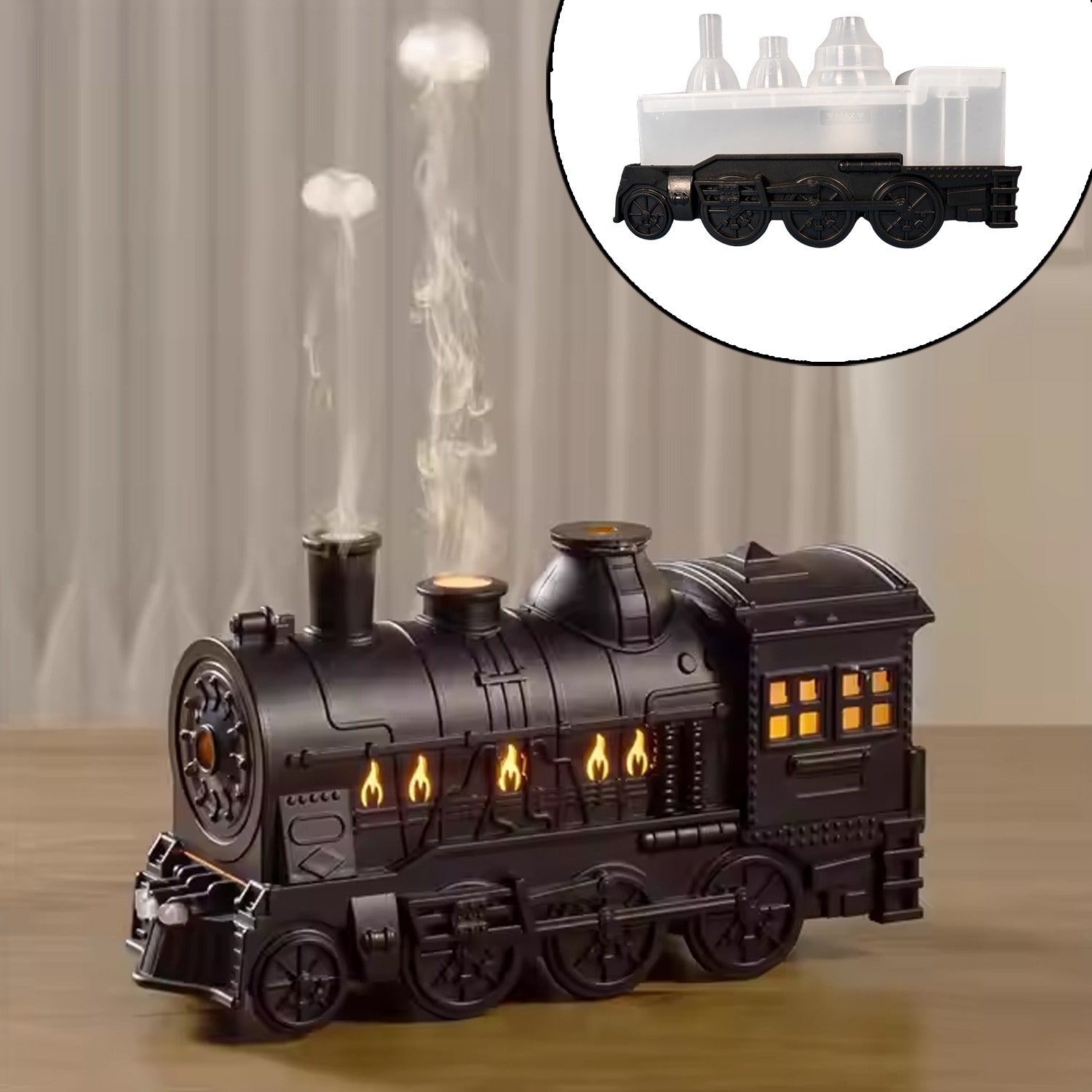 Train Shape Portable Mini Humidifier (1 Pc Mix Color) - Springkart 