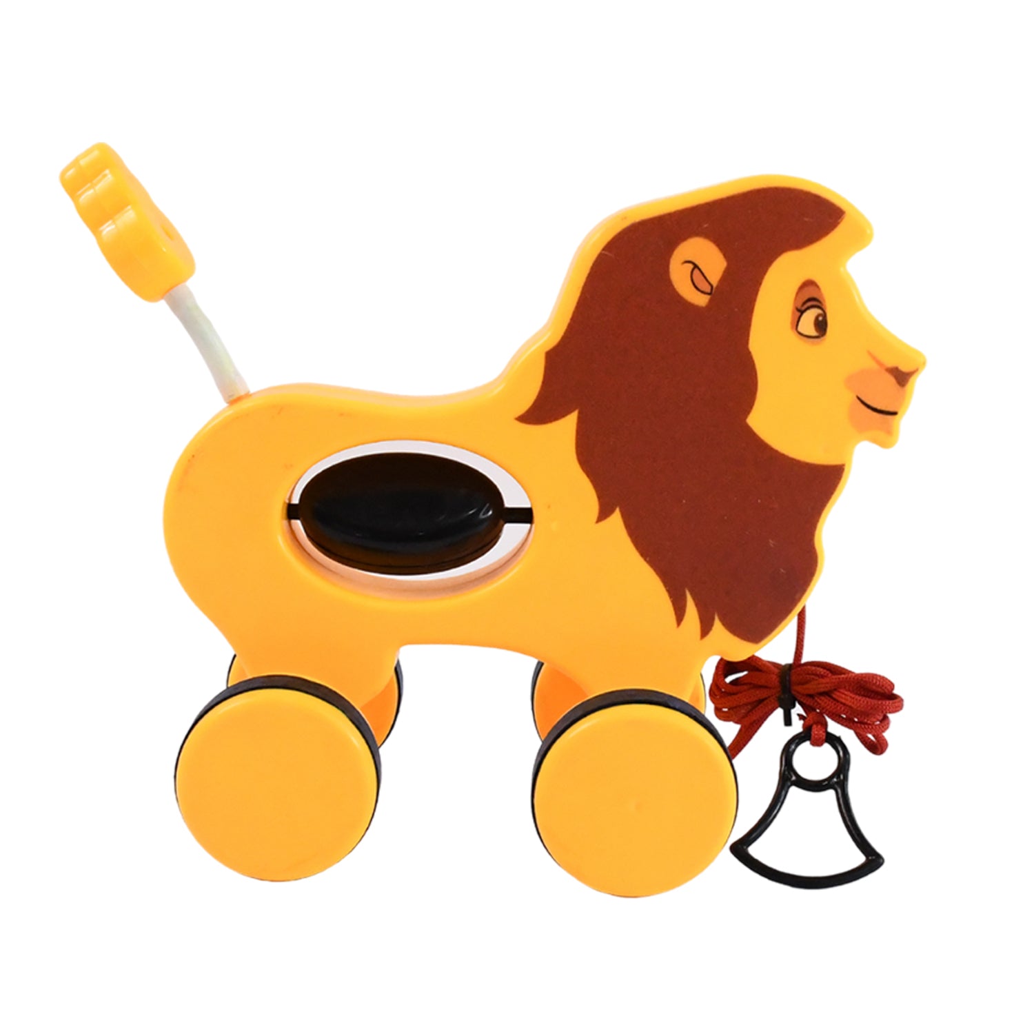 Lion Pull Along Toy Baby Early Walking Pull Toy (1 Pc) - Springkart 