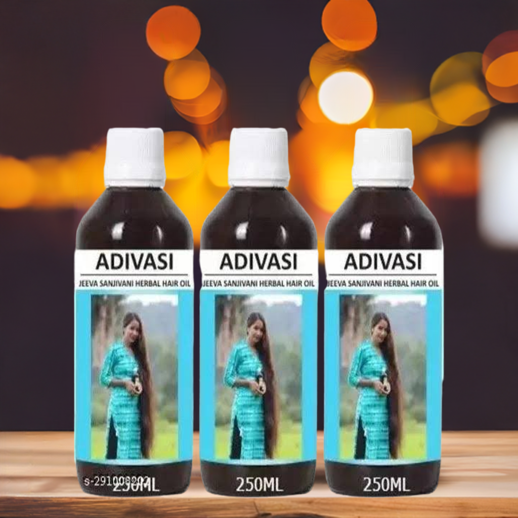 ADIVASI Jeeva Sanjeevani Herbal Hair oil(750ML)