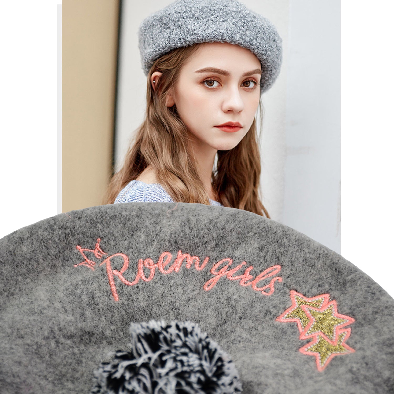 6331 Unisex Beret Winter Cap Hat (1pc) - Springkart 