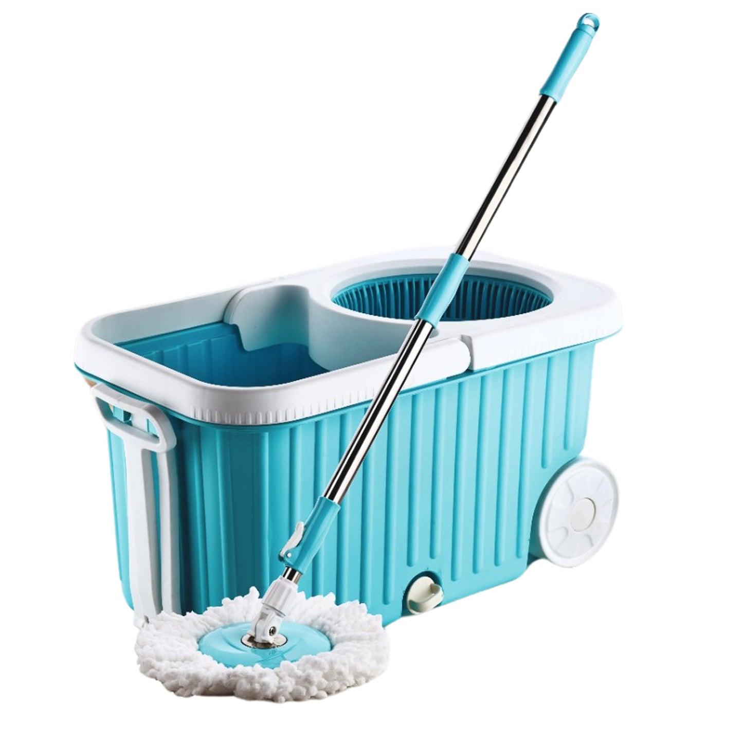 Apex Magic 360 Spin Mop Cleaning System With Stainless Steel Spinner