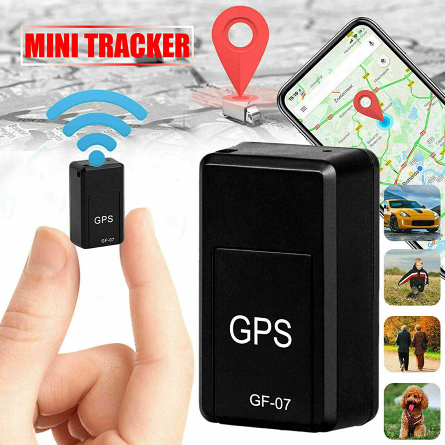 Car Gps Tracking Device With Voice Recording (1 Pc) - Springkart 
