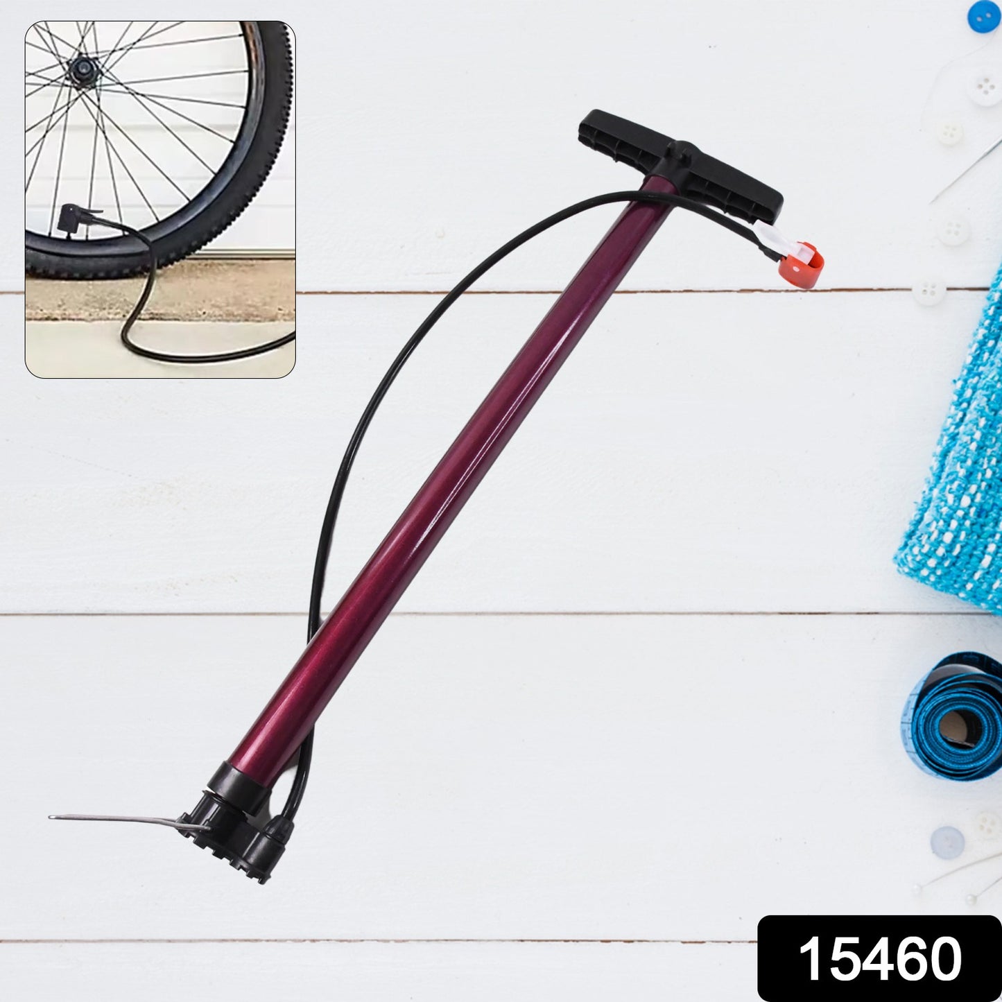 High Pressure Hand Air Pump With Dual Nozzle - Springkart 