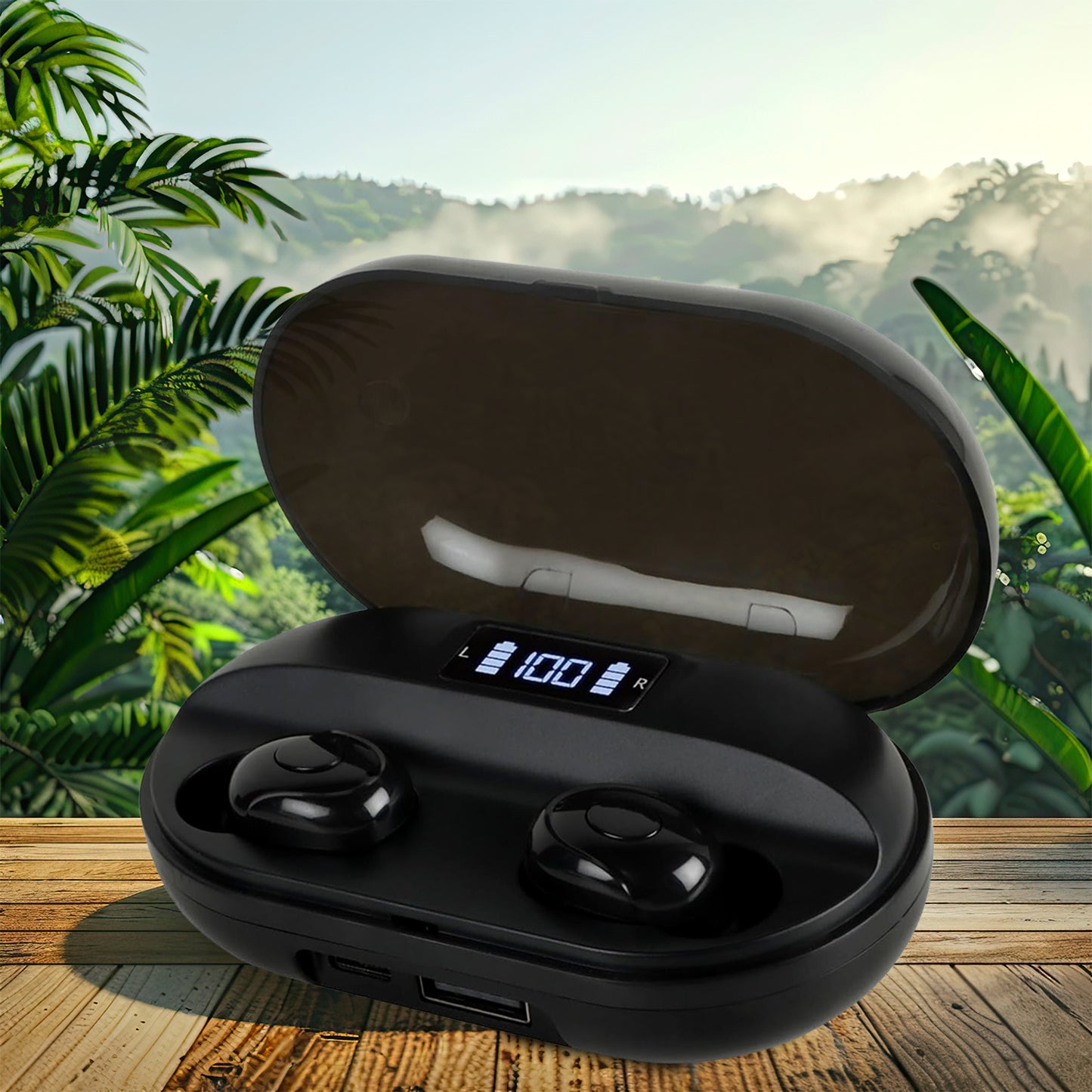 Tws Dual Pairing Earbuds With Mic Advanced Enc Long Playtime Headset - Springkart 