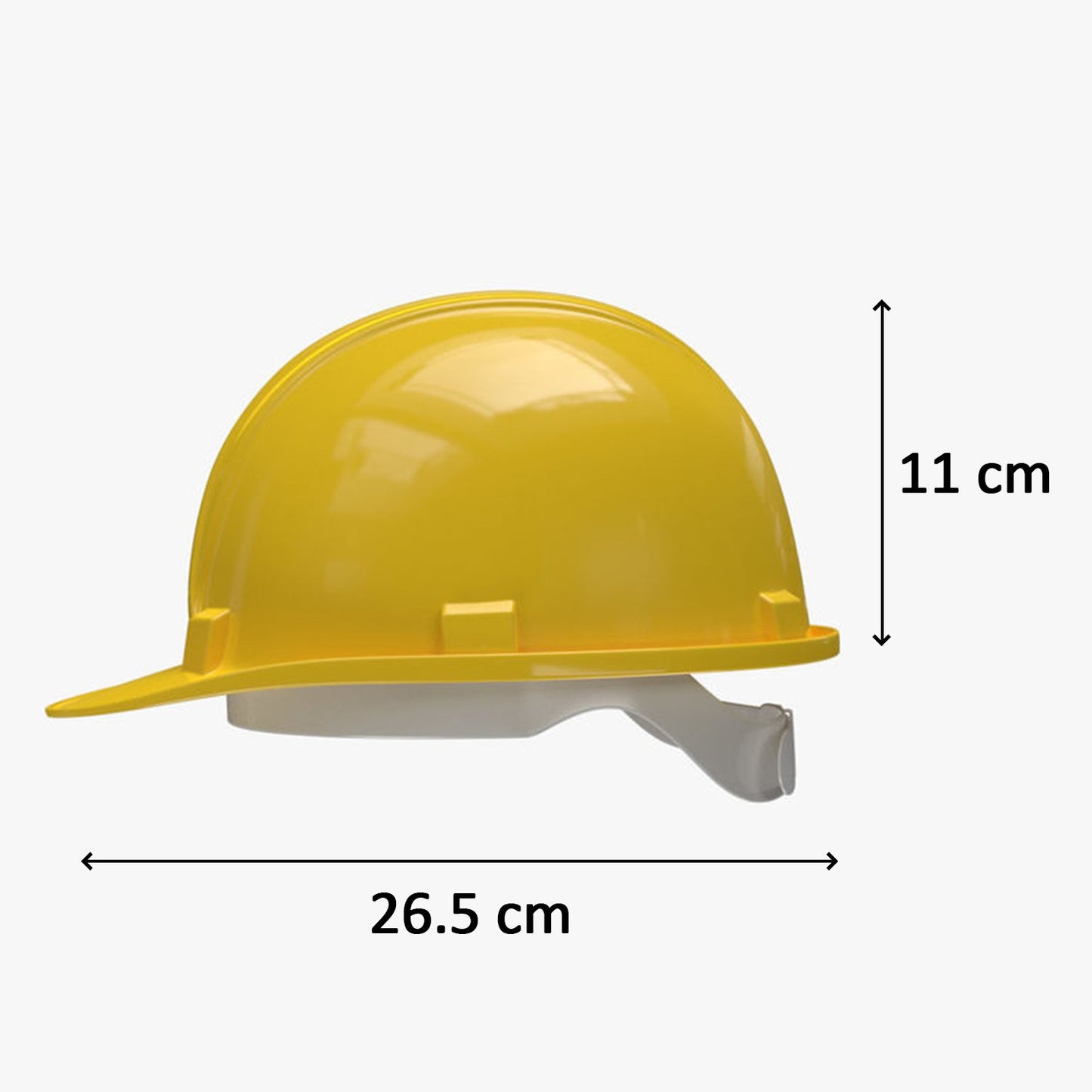 Yellow Plastic Hard Hat Construction Cap (1pc Only) - Springkart 