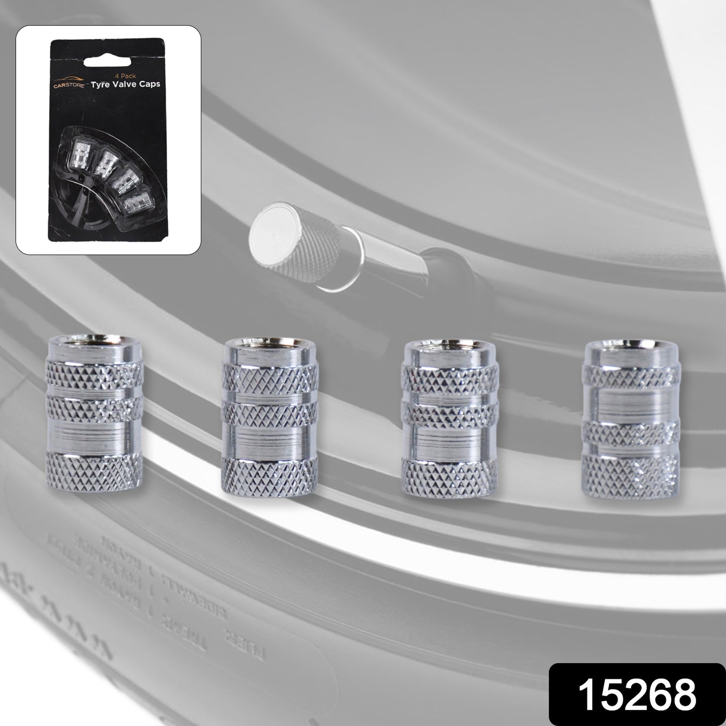 Tire Valve Stem Caps Fit For Genesis Cars. Air Valve Caps Suit For Most Car Truck Suv Wheel Accessories 4pcs Silver. - Springkart 