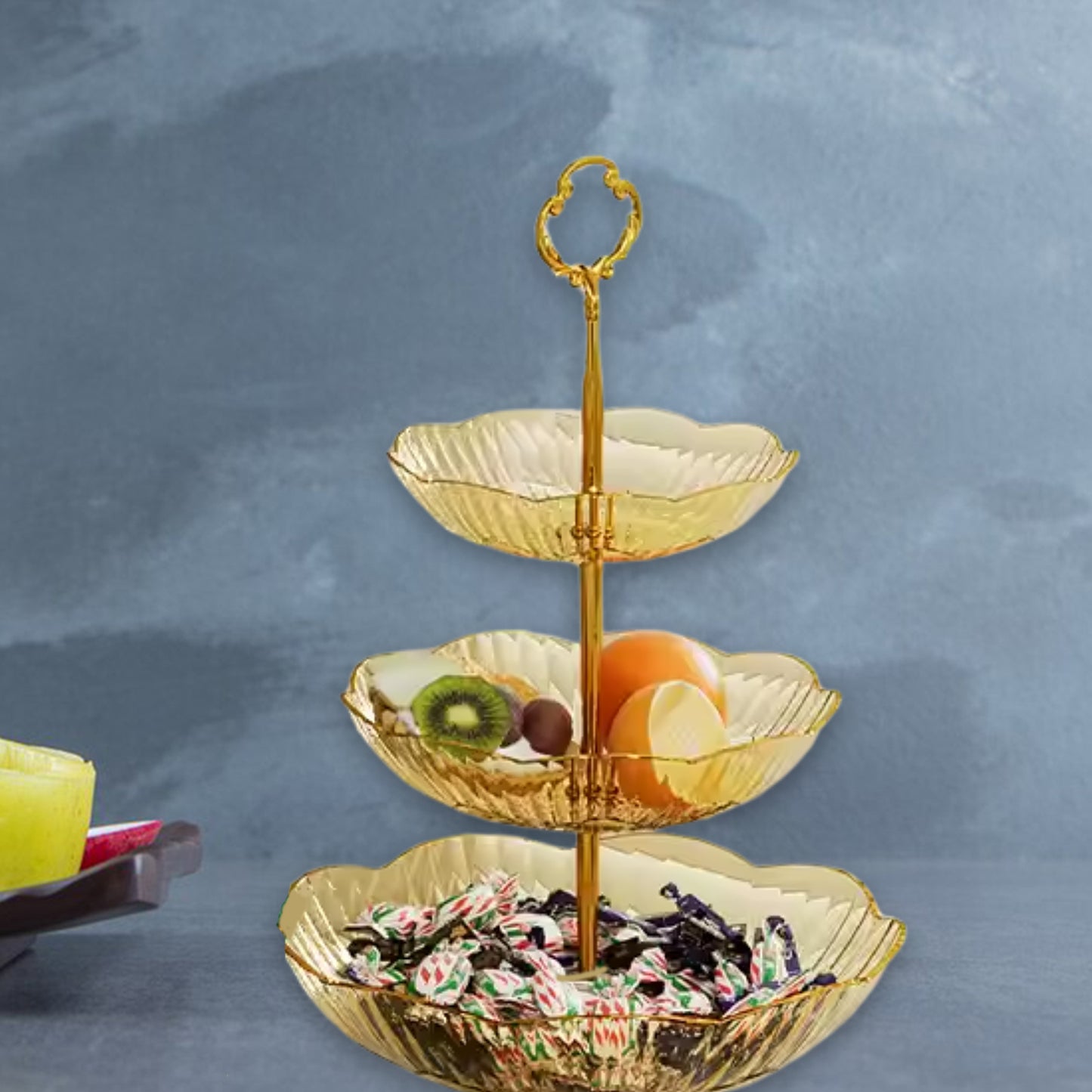 3 Layer Snack Rack Basket Stand Holder (1 Pc) - Springkart 