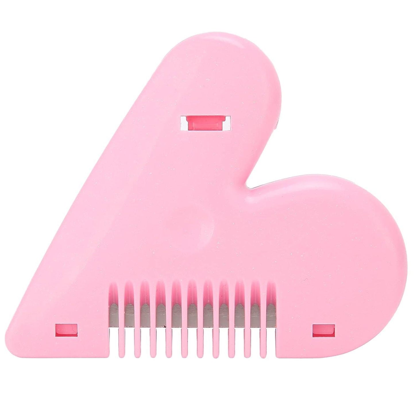 0361 Heart Shape Plastic Hair Cutting Scissors For Baby Girls Lightweight Portable Hair Thinning Doubleedge Stainless Steel Convenient For Hair Cutting For Hair Thinning (1 Pc ) - Springkart 