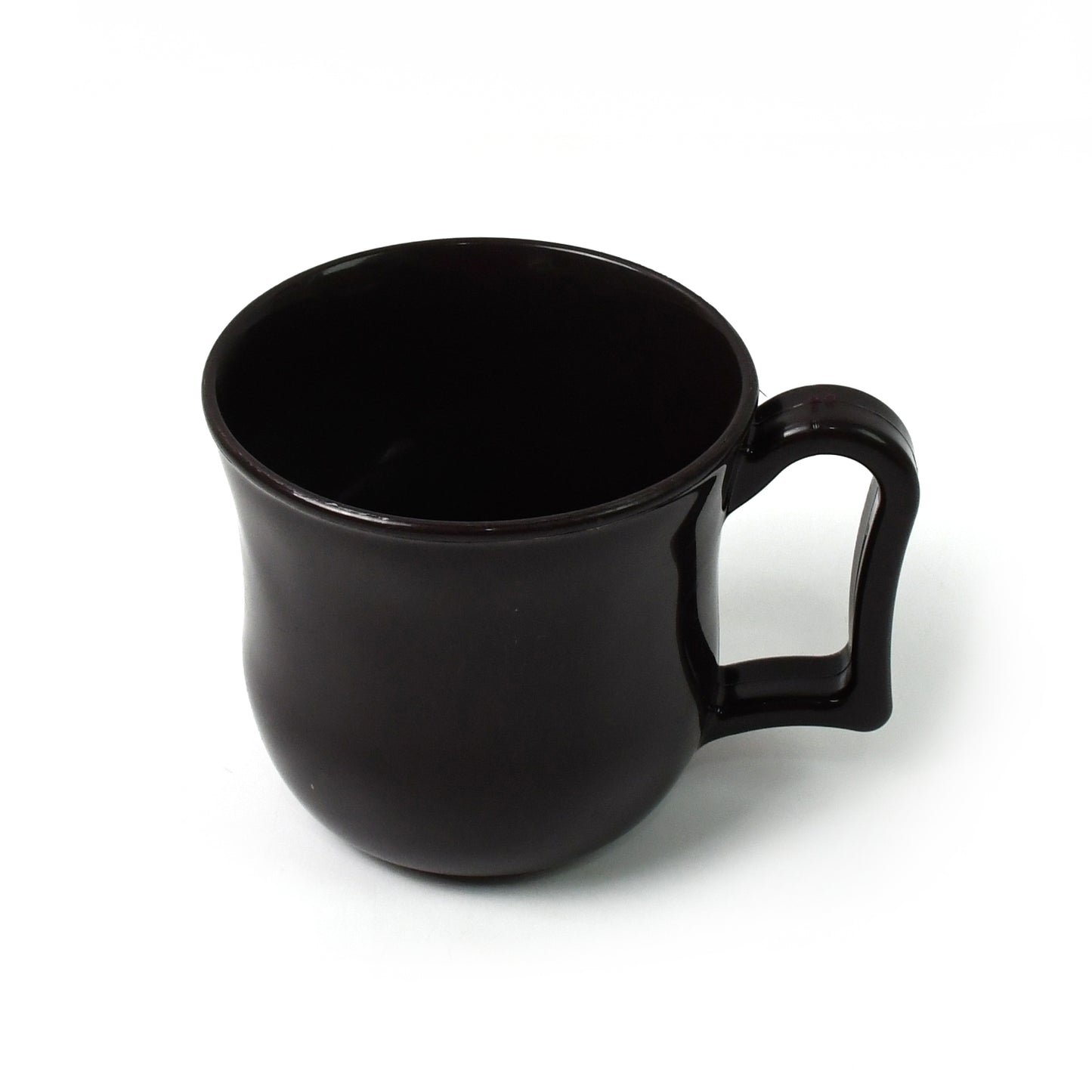 Premium Plastic Coffee Tea Cups Mug With Handle (1 Pc With Color Box Black) - Springkart 