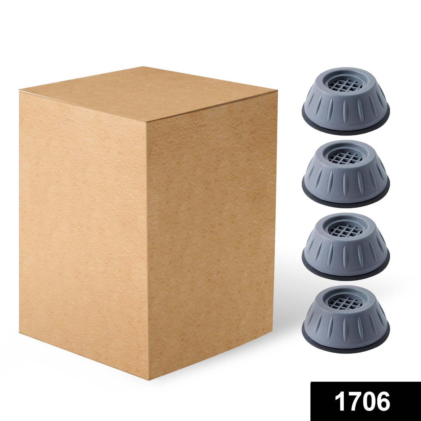 1706 Machine Leveling Feet Anti Walk Pads Shock Absorbed Furniture Lifting Base - Springkart 