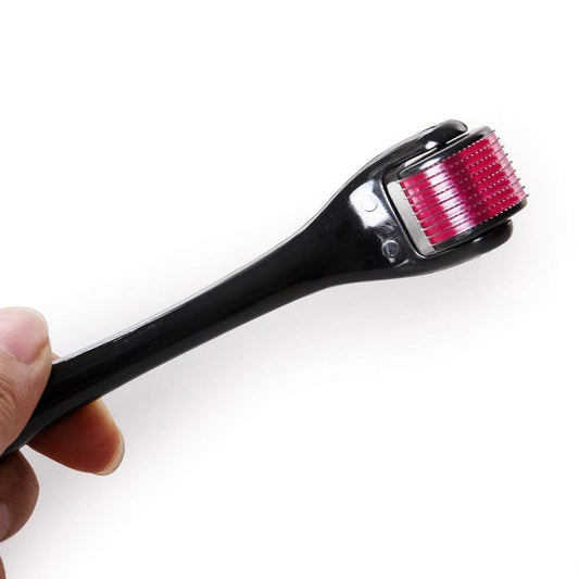 Derma Roller Anti Ageing and Facial Scrubs & Polishes Scar Removal Hair Regrowth (0.75mm) - Springkart 