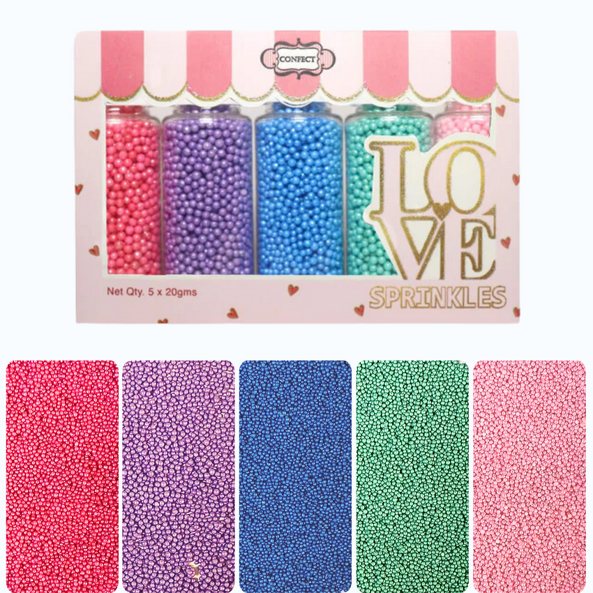 Funky Disco Balls Assorted Sprinkles (DB-06) - 100Gms