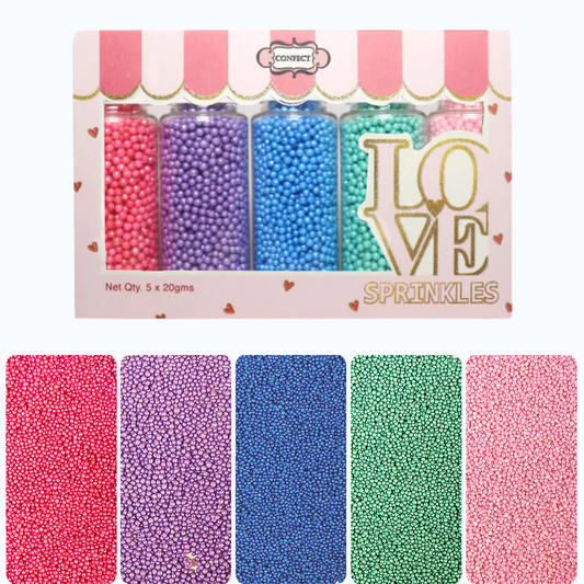 Funky Disco Balls Assorted Sprinkles (DB-06) - 100Gms