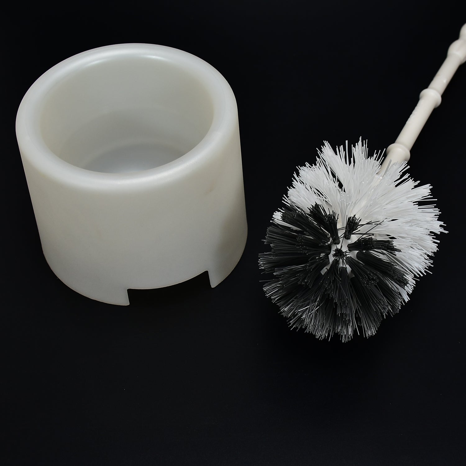 6615 Toilet Cleaning Brush With Potted Holder - Springkart 