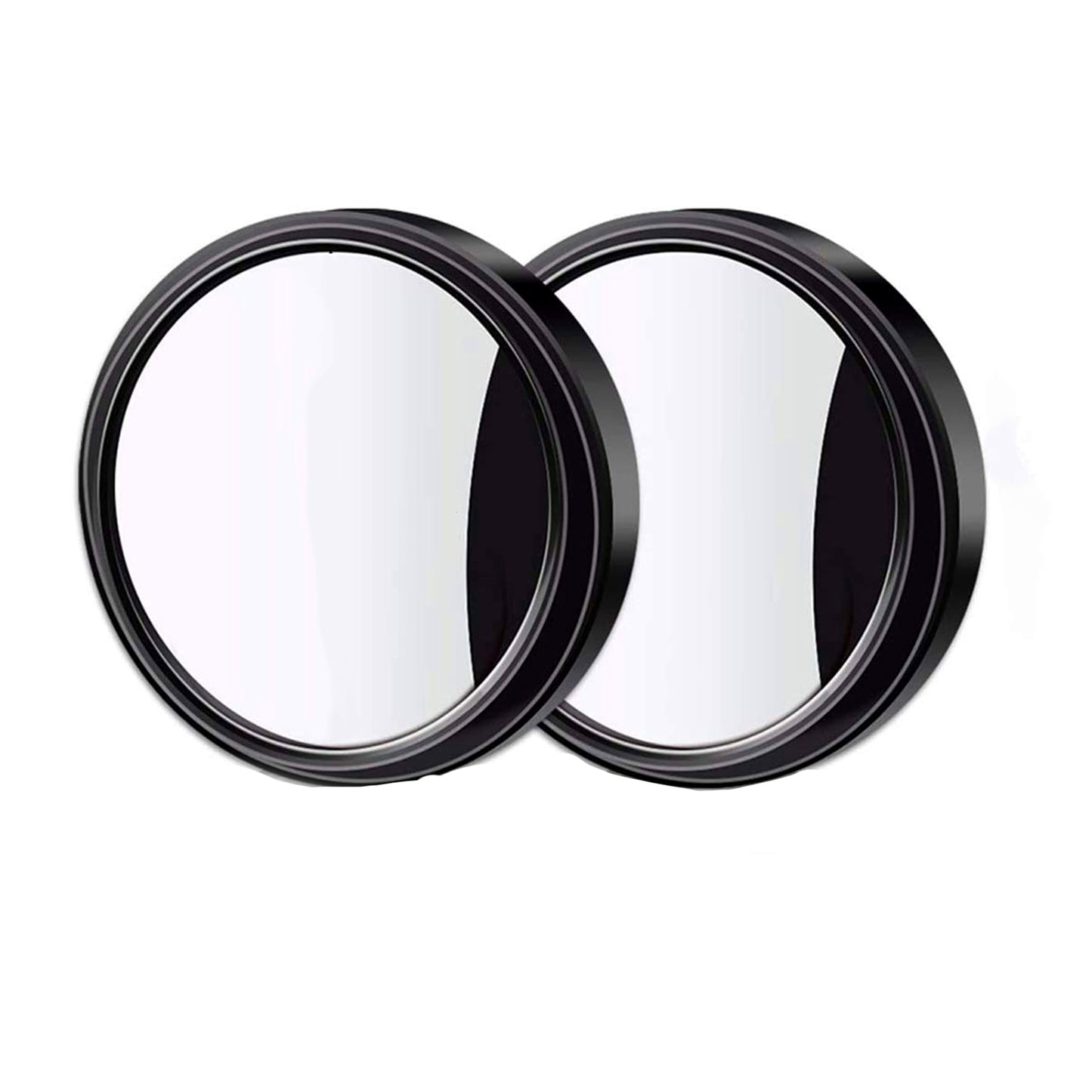Car Blind Spot Side Mirror Round Hd Glass Blind Spot Mirror Rear View Mirror (2 Pcs Set)