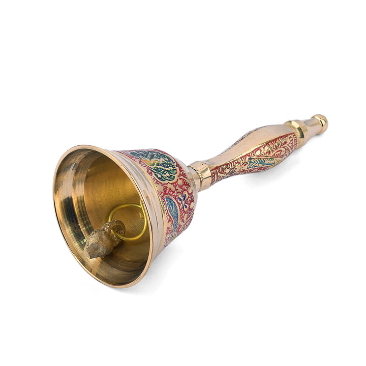 Handcrafted Brass Puja Bell for Mandir