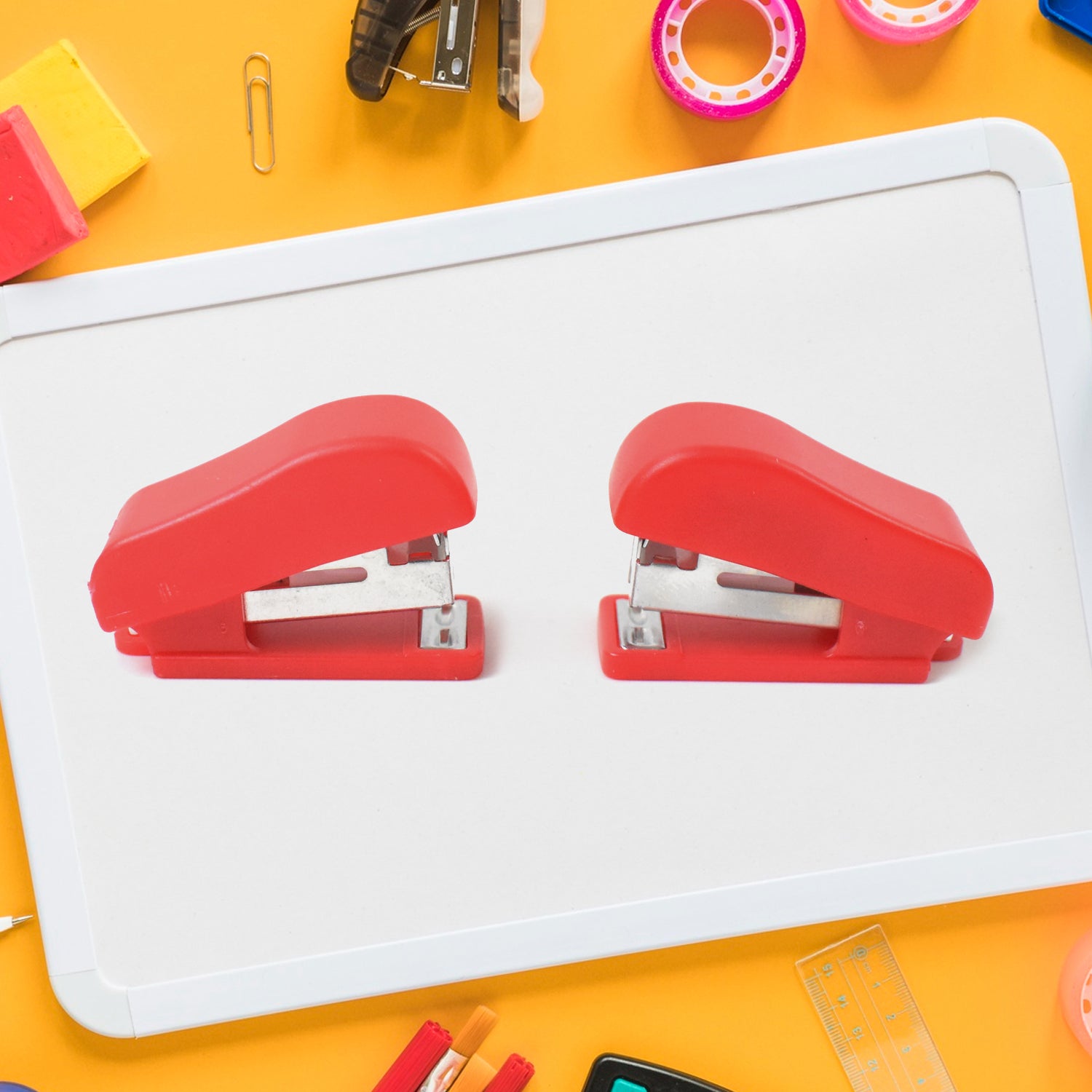 Mini Stapler With Staples Pin Set (2 Pc) - Springkart 
