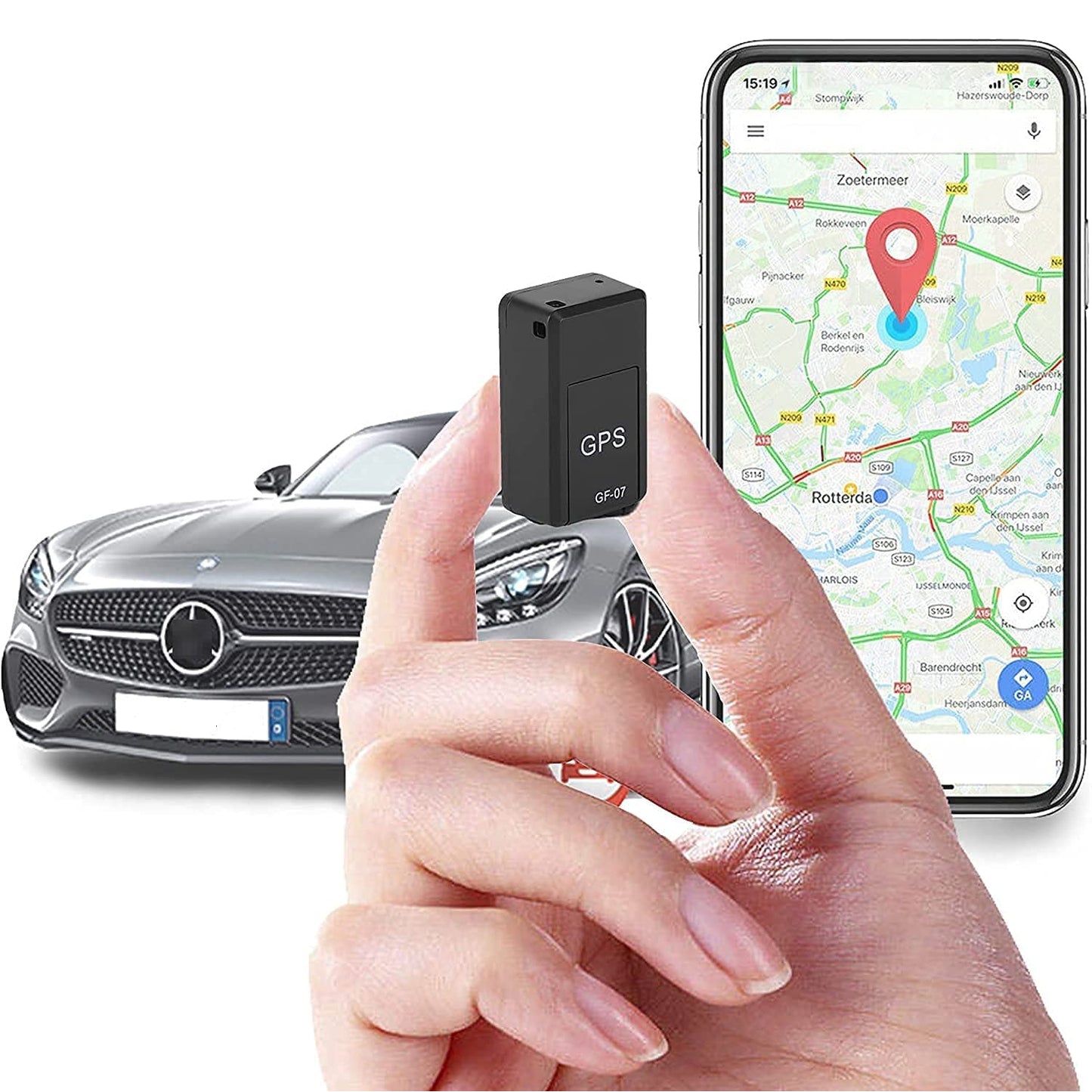 Car Gps Tracking Device With Voice Recording (1 Pc) - Springkart 